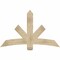 Ekena Millwork Alberta Rough Sawn Timber Gable Bracket, Douglas Fir, 60"W x 38"H x 2"D x 6"F, 15/12 Pitch GBW060X38X0206ALB00RDF - alternate 1